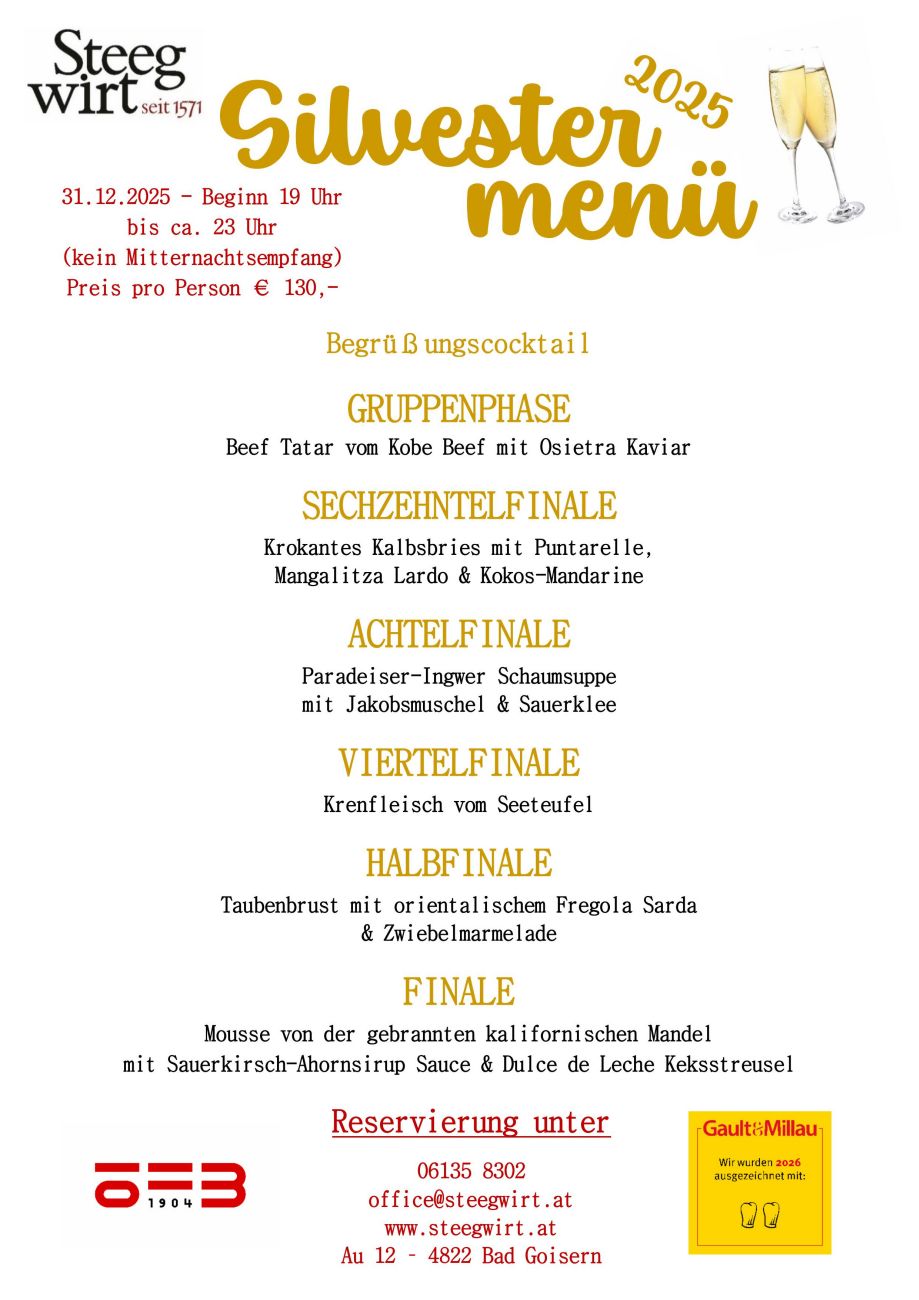 silvester menü